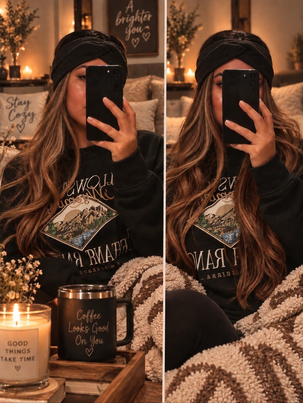NEW TRENDY BLACK FASHION WINTER COLD HEADBAND